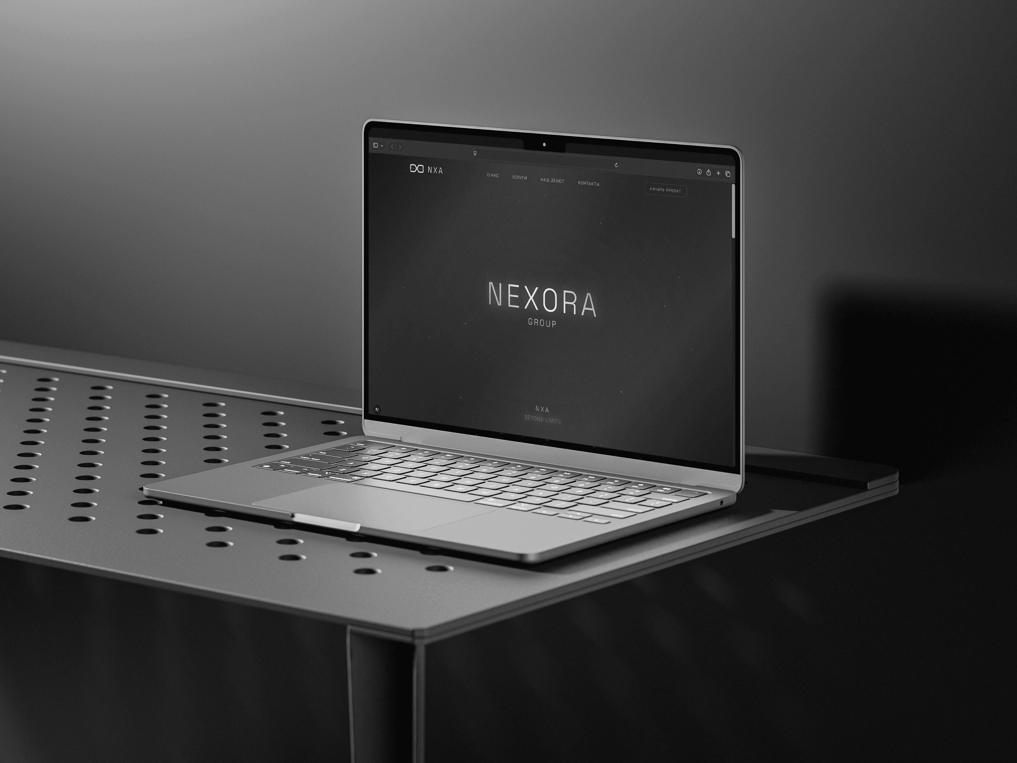 NXA Group Website — desktop